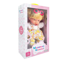Детская мягконабивная кукла M 5882 I UA(White) 33 см, музыкальные эффекты