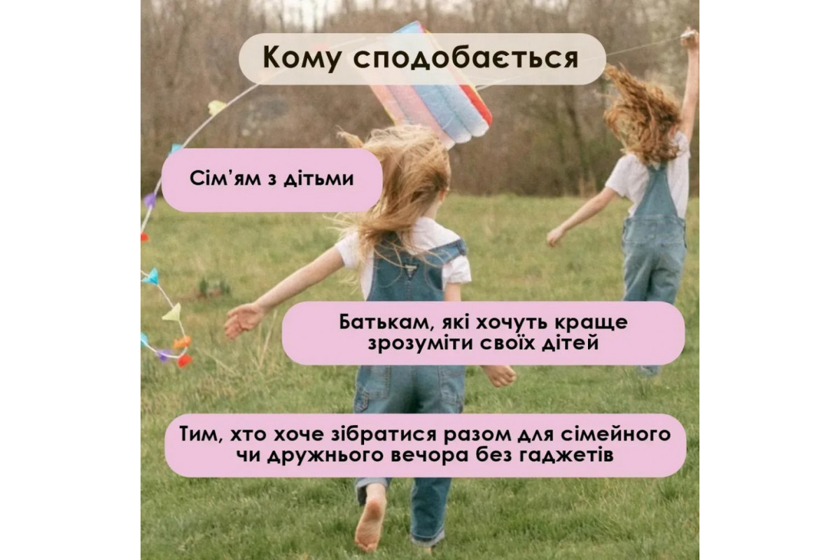 Карткова гра Talk time "Батьки та діти" СS-CG-007, 100 карток Карткова гра Talk time "Батьки та діти" СS-CG-007, 100 карток