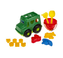 Сортер-автобус "Бусик" №3 Colorplast 0268  Зелений