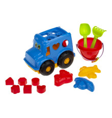 Сортер-автобус "Бусик" №3 Colorplast 0268  Синій