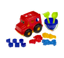 Сортер-автобус "Бусик" №3 Colorplast 0268  Червоний