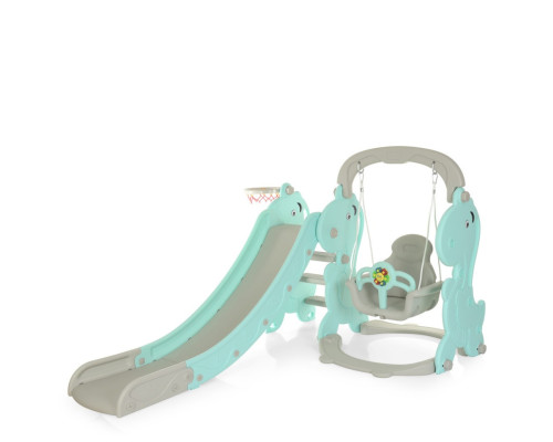 Дитяча гірка-гойдалка YG2020-2-4 кільце баскетбольне