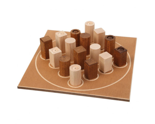 Настольная игра 4 на линии Arial 910404 деревянная