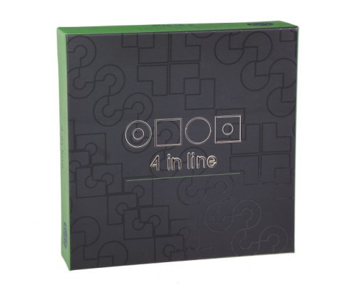 Настольная игра 4 на линии Arial 910404 деревянная
