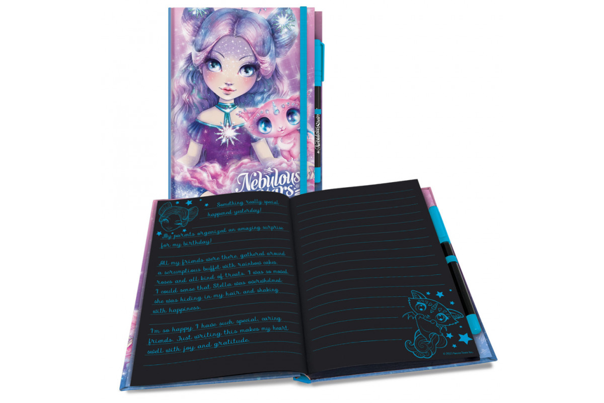 Блокнот чорні аркуші Делюкс Небулія Nebulous Stars 11583-1 з ручкою