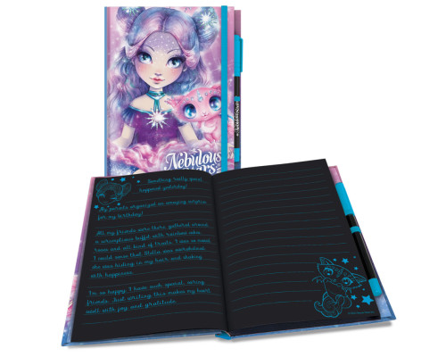 Блокнот чорні аркуші Делюкс Небулія Nebulous Stars 11583-1 з ручкою