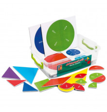 Демонстраційний магнітний набір "Дроби-Танграм" VT5555-03