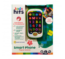 Дитячий музичний телефон "Kids Hits" Bambi KH03-002 українською мовою Білий