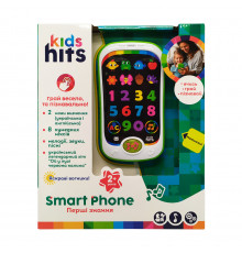 Детский музыкальный телефон "Kids Hits" Bambi KH03-002 на украинском языке Белый