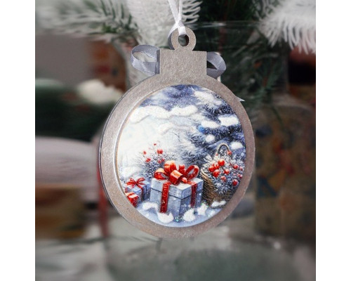 Творчий набір для створення 3-х ялинкових прикрас "Winter Forest" FDCKW-052