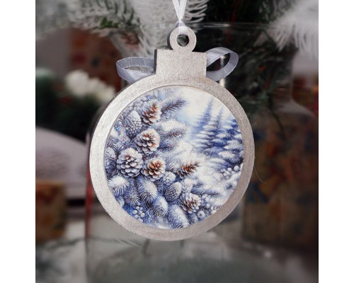 Творчий набір для створення 3-х ялинкових прикрас "Winter Forest" FDCKW-052