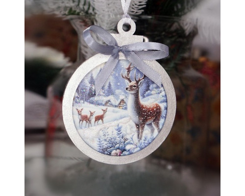 Творчий набір для створення 3-х ялинкових прикрас "Winter Forest" FDCKW-052