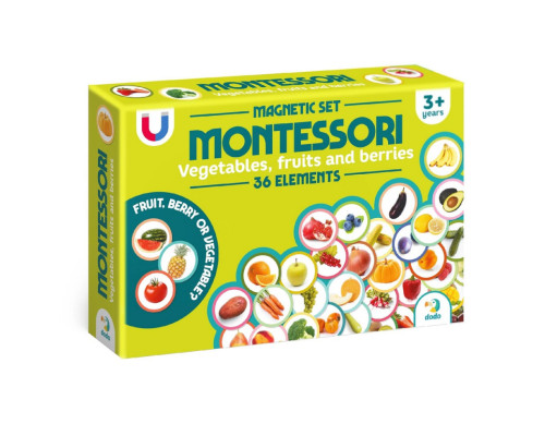 Магнітний набір Монтесорі "Овочі, фрукти і ягоди" 200272