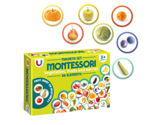 Магнітний набір Монтесорі "Овочі, фрукти і ягоди" 200272