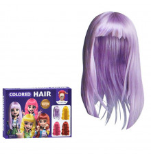 Дитячий набір аксесуарів "Colored Hair" C2008 перука 34 см, гребінець