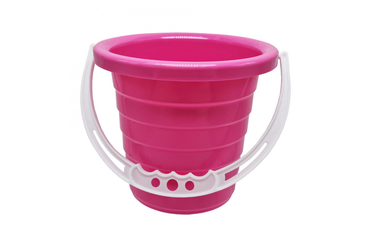 Дитяче відро для пісочниці "Середнє" S0009(Pink) зелений 14 см