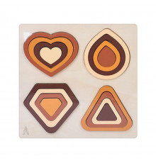 Дерев'яна іграшка Геометрика MD 0743A, розмір 22,5х22,5 см