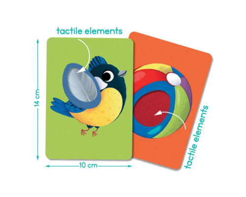 Набор карточек с тактильными элементами "На прогулке" 301231