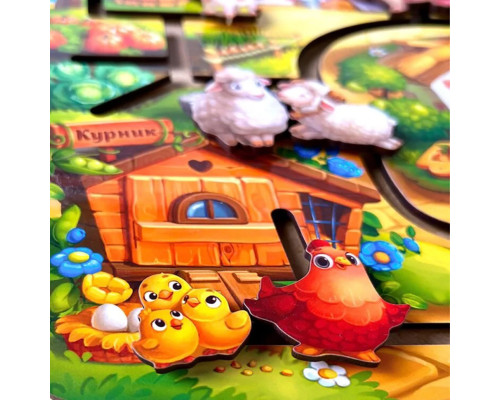 Развивающая игра Лабиринт "Ферма" (ПСД213) PSD213