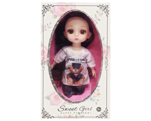 Дитяча лялька "Fashion Sweet Girl" 3396-144 Чорний