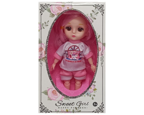 Дитяча лялька "Fashion Sweet Girl" 3396-144 Рожевий