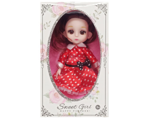 Дитяча лялька "Fashion Sweet Girl" 3396-144 Червоний