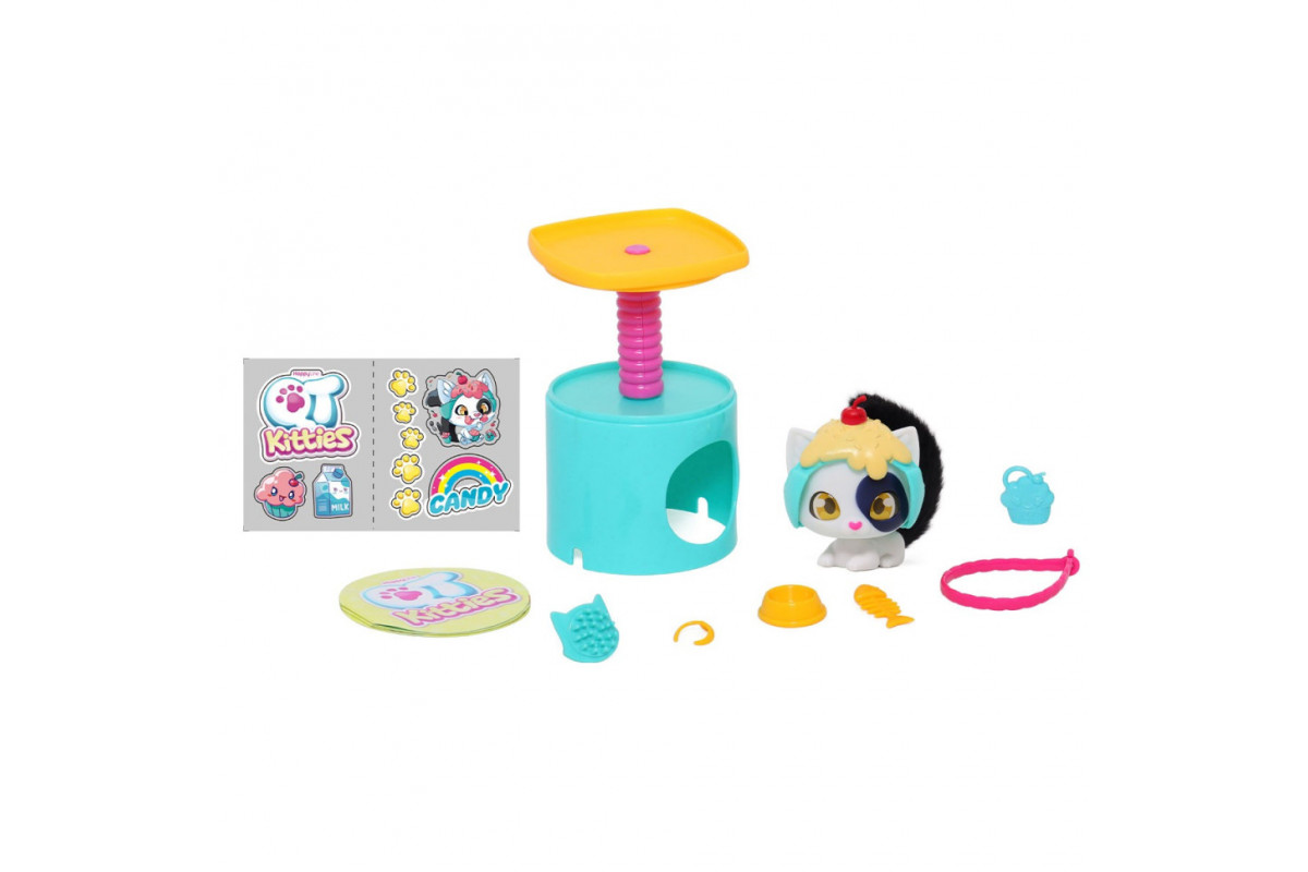 Детский игровой набор "Котенок Кэнди" QT Kitties 450001-2 фигурка, домик, аксессуары Детский игровой набор "Котенок Кэнди" QT Kitties 450001-2 фигурка, домик, аксессуары