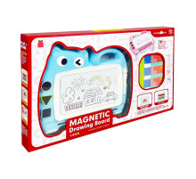 Магнитная доска для рисования "Котик" 2 в 1 QY228(Turquoise) тетрис, пазлы