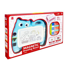 Магнітна дошка для малювання "Котик" 2 в 1 QY228(Turquoise) тетріс, пазли