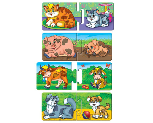 Дитяча розвиваюча гра "Де чия мама?" 86034 укр. мовою