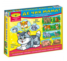 Детская развивающая игра "Где чья мама?" 86034 на укр. языке