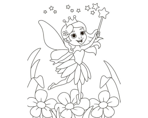 Детская водная раскраска "Кисточка и вода: Сказочные чудеса" 2048003, 16 страниц