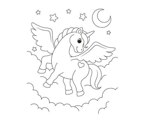 Детская водная раскраска "Кисточка и вода: Сказочные чудеса" 2048003, 16 страниц