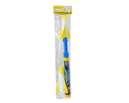 Развлекательная Запускалка с ракетами JZ7904(Blue) 61 см, 2 ракеты