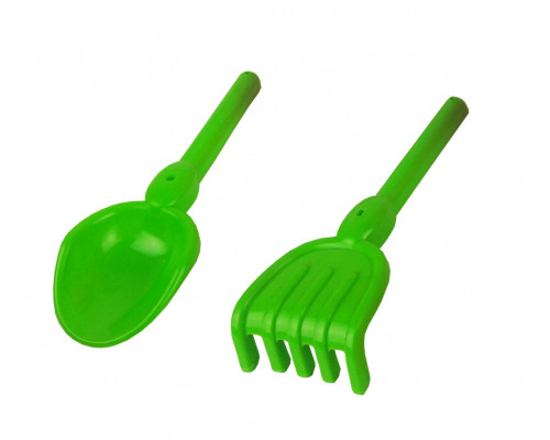 Дитячий набір лопатка і граблі для пісочниці 19240, 24 см