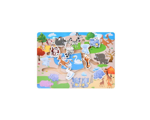 Деревянная игрушка Лабиринт  MD 0817-4 размер 30х22,5 см