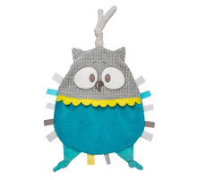 М'яка іграшка "Сова" Pastel Friends Canpol babies 68/067_tur з елементами, що шелестіть