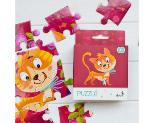 Пазл Кошеня DoDo 300112, 16 деталей