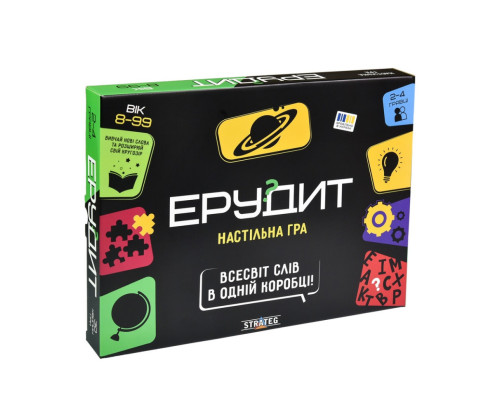 Настольная игра "Эрудит" 30451 игровое поле, набор фишек-литер