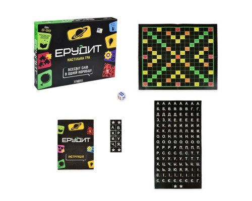 Настольная игра "Эрудит" 30451 игровое поле, набор фишек-литер