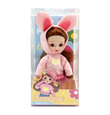 Лялька шарнірна для дівчаток Funny EBO DH2368B(Pink) 15 см