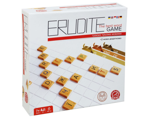 Настільна гра ERUDITE Arial 910466 три мови