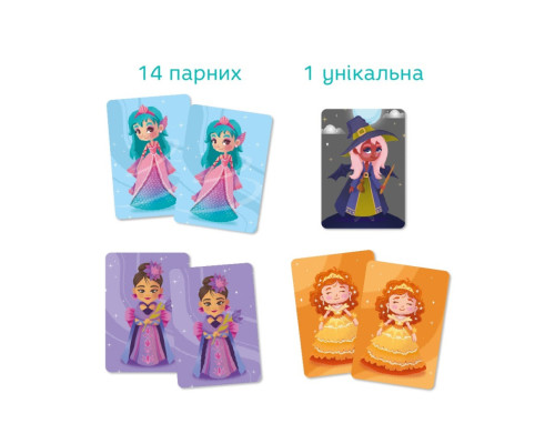 Карткова гра "Принцеси та Чаклунка" 301234, 29 карточек