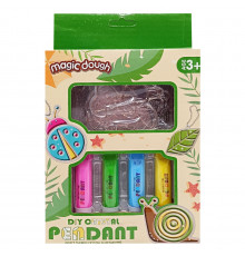 Набор для творчества "Magic dough" 5040-43-50(Green) формы для брелков, стразы, краски