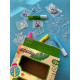 Набор для творчества "Magic dough" 5040-43-50(Green) формы для брелков, стразы, краски