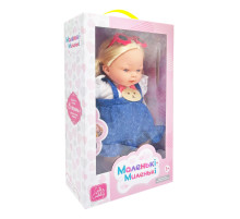 Детская мягконабивная кукла M 5885 I UA(Blue) 33 см, музыкальные эффекты