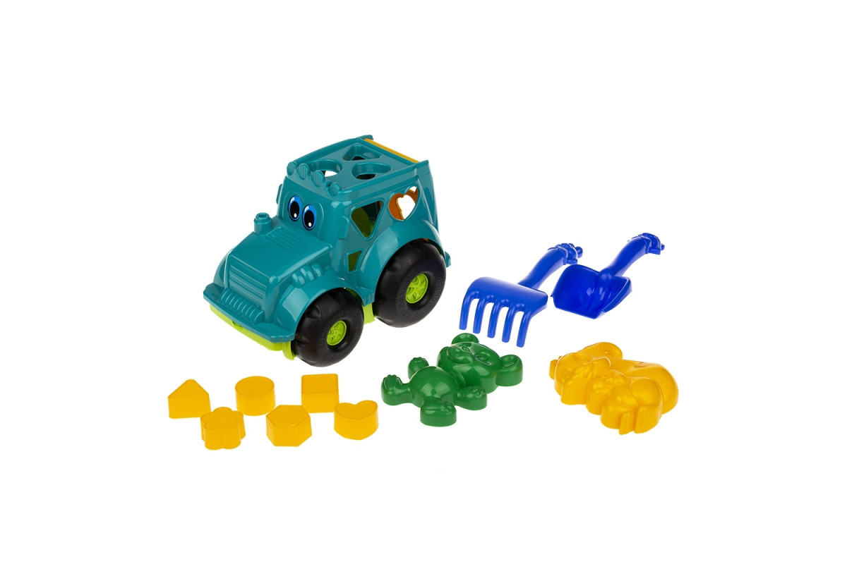 Сортер-трактор "Коник" №2 Colorplast 0336  Зелений