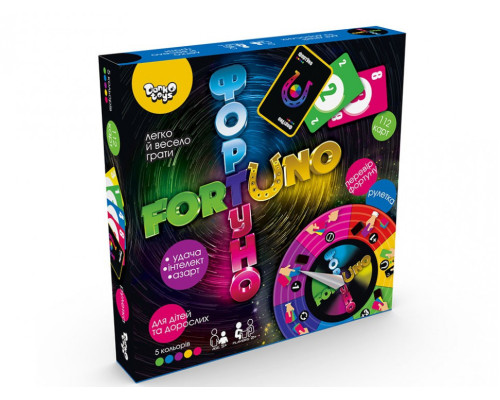 Дитяча розвиваюча настільна гра "ФортУно" велика UF-02-01U укр. мовою