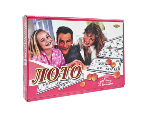 Настольная игра "Лото" MKC0202 правила игры на рус. и укр. языках