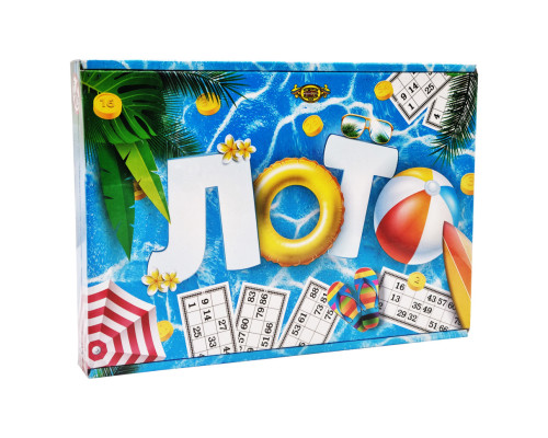 Настольная игра "Лото" MKC0202 правила игры на рус. и укр. языках